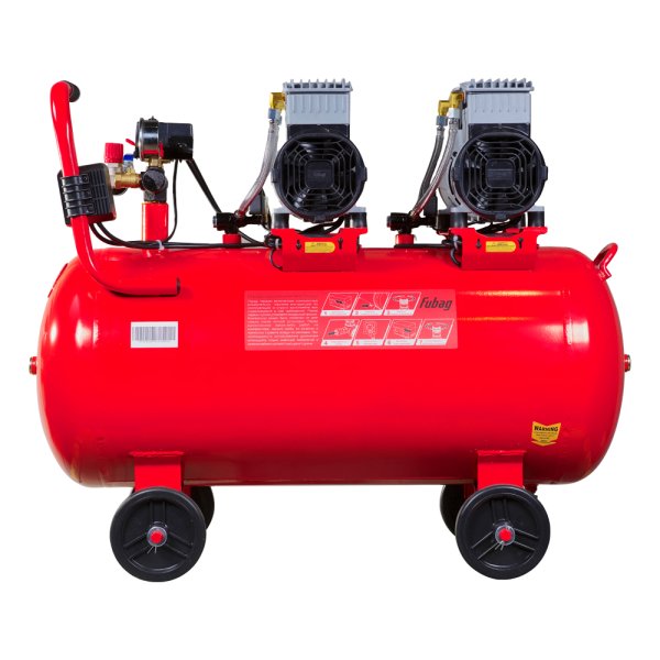 Компрессор воздушный безмасляный малошумный FUBAG OLS 500/100 CM2х2 + Набор пневмоинструмента (5 предметов) в ПОДАРОК в Улан-Удэ фото