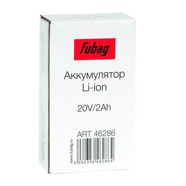 Аккумуляторная батарея FLI5S1P1202 Li-ion к бензиновым газонокосилкам FUBAG с электростартером и минирайдеру (20V/2Ah) в Улан-Удэ фото