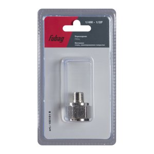 FUBAG Переходник 1/4 дюйма M на 1/2 дюйма F, блистер 1 шт в Улан-Удэ фото
