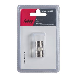FUBAG Переходник 3/8 дюйма M на 3/8 дюйма М, блистер 1 шт в Улан-Удэ фото