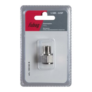 FUBAG Переходник 1/4 дюйма M на 3/8 дюйма F, блистер 1 шт в Улан-Удэ фото