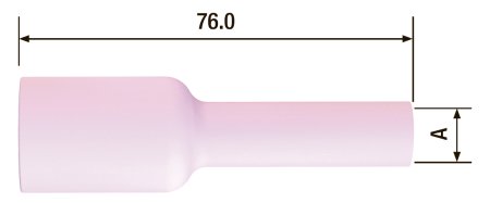 FUBAG Сопло керамическое для газовой линзы №6L ф10 FB TIG 17-18-26 (2 шт.) в Улан-Удэ фото