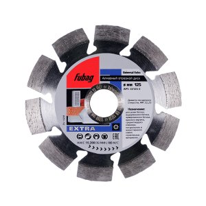 Алмазный отрезной диск FUBAG Universal Extra D125 мм/ 22.2 мм в Улан-Удэ фото