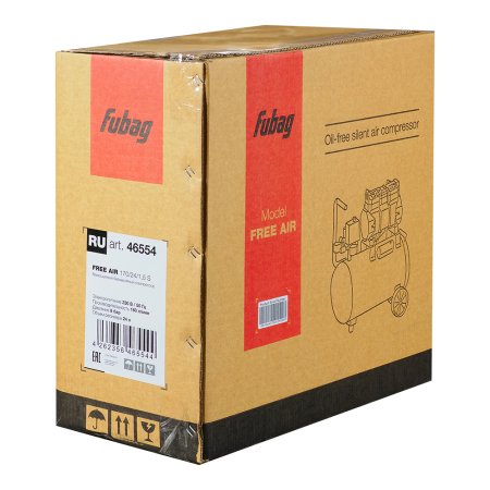 Компрессор безмасляный малошумный FUBAG Свободный Воздух (Free Air) 170/24/1.5 S в Улан-Удэ фото